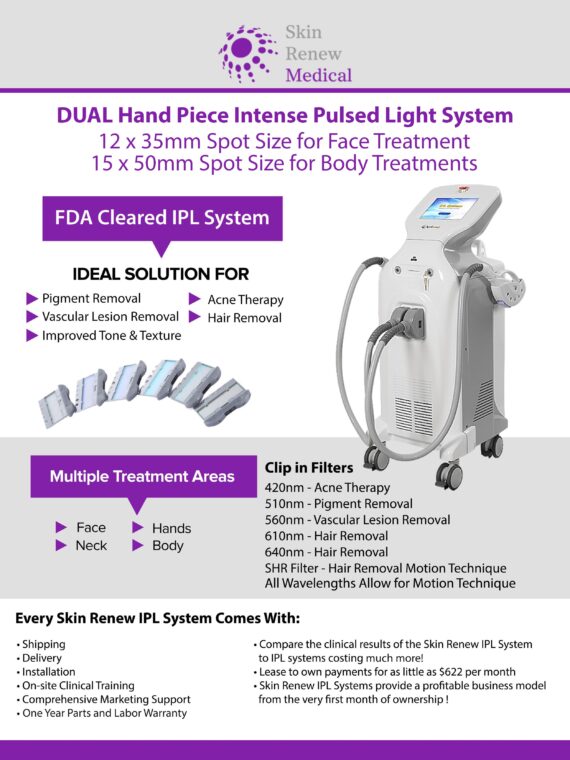 IPL Floor Model Dual Hand Piece